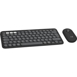 Logitech Pebble 2 Combo for Mac - Tastatur & Mus sæt - Tysk - Grå
