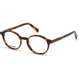 Dsquared2 Unisex DQ5298 052 Optiske stel Outlet Acetat Havana Rund