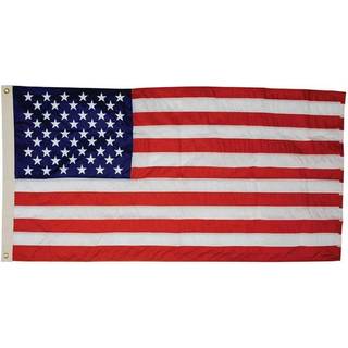 100% fremstillet i USA - 3'x5 'ft - Perma -NYL syet nylon med grommets - Robust holdbar og patriotisk - Fantastisk til haverhjem Berietter og bil