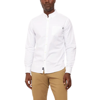 Dockers Cotton Stretch Oxford Shirt Paper White