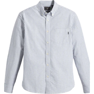 Dockers Cotton Stretch Oxford Shirt Striped Delft