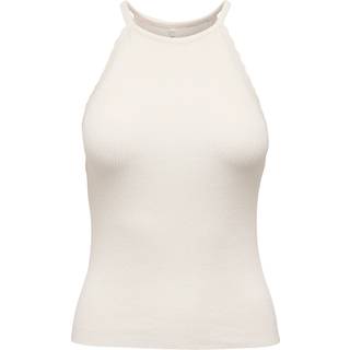 Only - Onlgemma Sl Scallop Hltneck Top Knt - 4193002 Cloud Dancer
