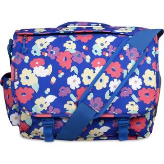 J World New York Thomas Messenger-taske til brbar computer til kvinder. Brnecomputerbogtaske kronblade 13,5 X 17 X 6 """" (H X B X D)""""