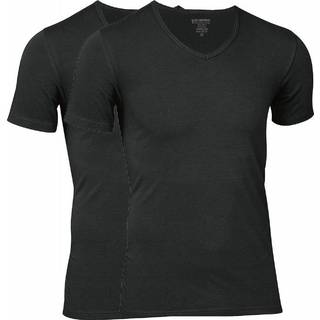 JBS 2-Pack T-shirt V-hals Bambus Sort - S
