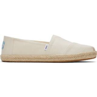 TOMS Women's Alpargata Rope Recycled Cotton Sneaker Damer størrelse 41 farve beige