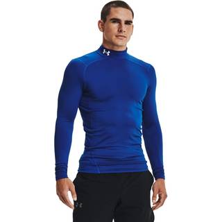 Langærmet T-shirt Under UA CG Armour Comp Mock-BLU 1366072-400 Størrelse S