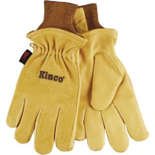 Kinco Foret Premium Grain & Suede Pigskin Leather Work Handsker (stil nr. 94HK)
