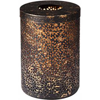 DUNI DARA Lysestage Børstet Metal Ø85x120 mm 4 stk (192534)