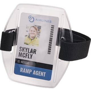 Ergodyne Squids 3386 Vinylarm Band ID/Badge Holder Black