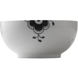 Royal Copenhagen - Black Fluted Mega Skål 1,8 L / 21 cm - Serveringsskåle - Karen Kjældgård-Larsen - Porcelæn
