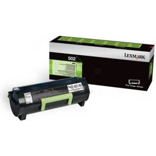 Lexmark Lexmark 502 Tonerkassette sort 50F2000