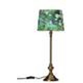 PR Home Andrea bordlampe messing/mønstret grøn