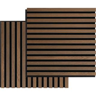 FibroTech Square Akustikpanel i olied oak 22x520x520 mm - 2 stk.