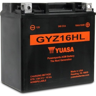 Yuasa GYZ20HL 12V AGM Batteri til Motorcykel