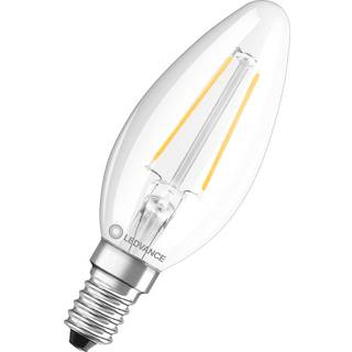 Ledvance Classic LED E14 Kerte filament klar 2.5W 250lm - 827 ekstra varm hvid | erstatter 25W