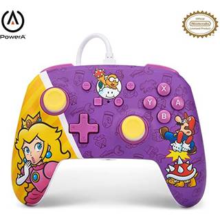 PowerA Enhanced kablet controller til Nintendo Switch - Princess Peach Battle - Wired Controller - Nintendo Switch