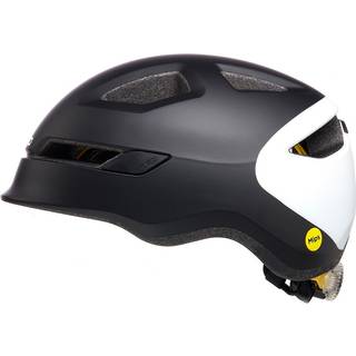 KED POP – Black MIPS Sort/Hvid - Hjelmstørrelse 48-52 cm