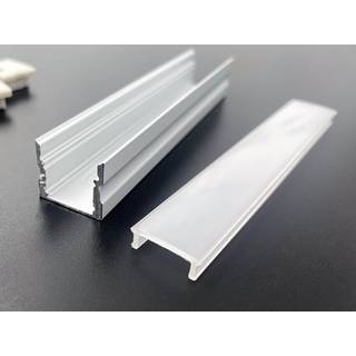 DEVELTRON Alu profil 10, med opal cover - 2,5 m