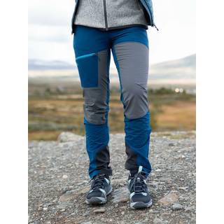 Cecilie Mtn Softshell Pant W Deep Sea Blue/Solid Dark Grey (S)