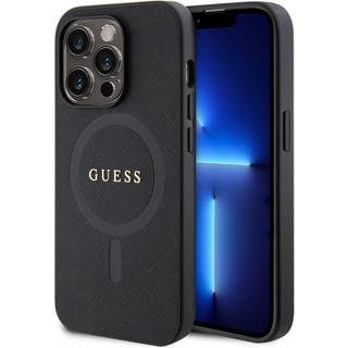iPhone 15 Pro Max Guess Saffiano Hybrid Cover - MagSafe Kompatibel - Sort