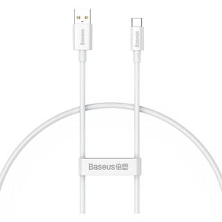 Baseus Cable USB do USB-C Superior 100W 0.25m (white)