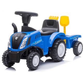 New Holland T7 Gå-Traktor med Trailer og værktøj, Blå