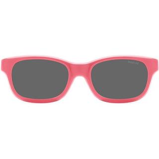 Polaroid Børn PLD K006 CL-ON 35J/M9 Clip-ons Plast Rosa Grå Firkantet Polariseret