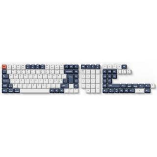 Keychron OEM Dye-Sub PBT Keycap Set - Bluish Black White Full Set Nordic