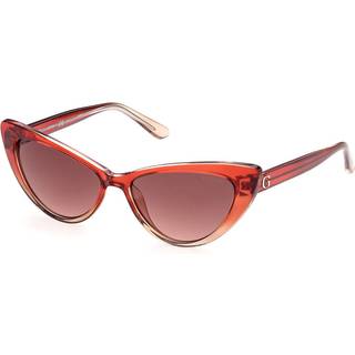 Guess GU7830 71T 55 Solbriller Kvinder Rød - Transparent Burgundy Red Pink - 55mm