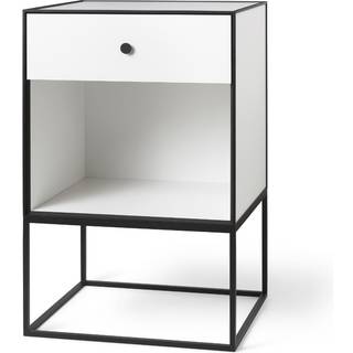 Audo Copenhagen Frame 49 Sidebord Med 1 Skuffe t - Sidebord & Aflastningsbord Melamin Hvid - 71074-001583