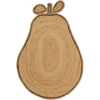 Ferm Living Pear braided jute rug - Natural
