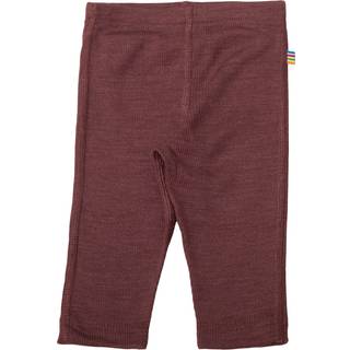 Leggings i mørk bordeaux uld-silke