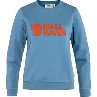 Fjällräven Women's Fjällräven Logo Sweater Sweatere Damer størrelse M farve blå