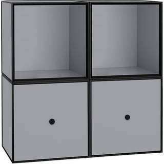 Audo Copenhagen Frame Square Hylde - Væghylder & Vægskabe Melamin Mørkegrå - 71075-001546