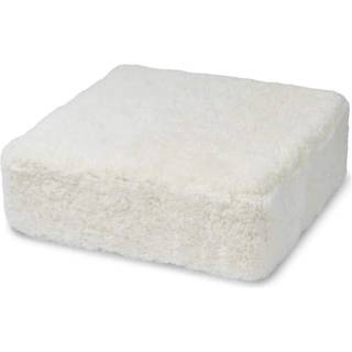 Puf | Lammeskind | Korthåret | 42x42x13 cm