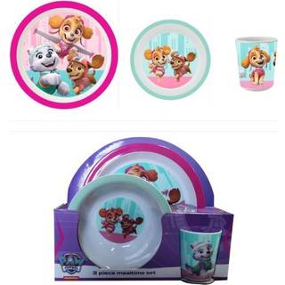 Paw Patrol Paw Patrol 3 pcs set - Red - 100% melamin