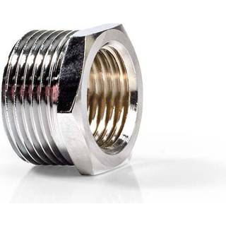 Nedis - Slangeadapter | 1/2&#39;&#39; | 3/4&#39;&#39; | Metal | Sølv - WAHA1234