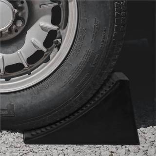 stopklods til parkering 4 stk. 16x9x9 cm gummi