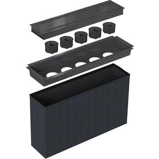Axessline Powerdot Conference - Kit including 5 Powerdot 10 type F, large | With 5 x 935-PD10 Powerdots | Table, lid 2-way | Modular | Sort