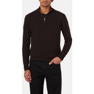 Oscar Jacobson - Regular Fit Half Zip Trøje Uld-Kashmir - størrelse XL - Herre