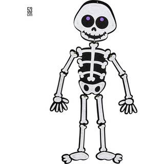Kinderfreundliche Halloween Skelett Deko