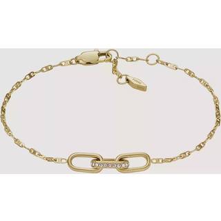 Fossil JF04525710 Yellow IP Cubic Zirconia Bracelet - J49333