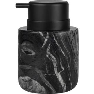 Mette Ditmer Marble Sæbedispenser Låg Grå - Sæbepumper Marmor Sort - MARDIS98