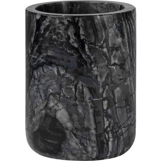 Mette Ditmer Marble Tandbørsteholder /grå - Tandkrus Marmor Sort - MARTUM98