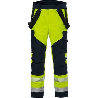 Fristads 125618 Flamstat Hi Vis GORE-TEX PYRAD® skal bukser kl. 2 2095 / Arbejdsbukser Hi-Vis gul/Marine XL
