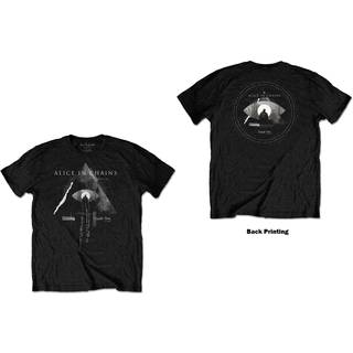 Alice In Chains Skjorte Fog Mountain Unisex Black 2XL
