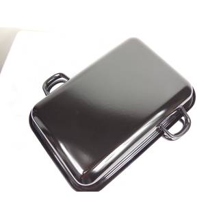 Riess Classic Schwarzemaille Doppelbräter Compact 37 x 26 cm - Emaille - Schwarz