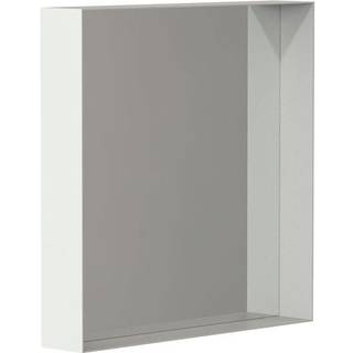 Frost unu spejl 4132 med ramme mat hvid 400x400x70mm