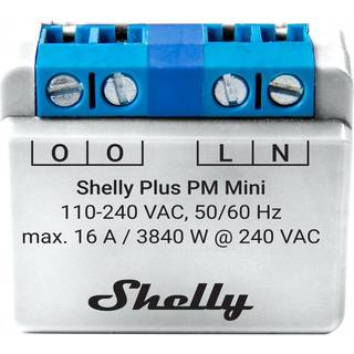 Shelly - Plus Pm Mini - Wi-Fi Effektmåler Uden Relæ (230VAC)