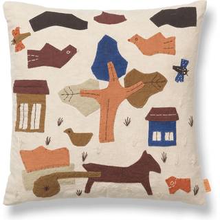 Ferm Living Village pude 40x40 cm Offwhite